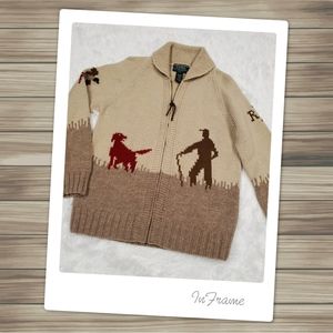 Lauren Ralph Lauren Pheasant Zip Cardigan